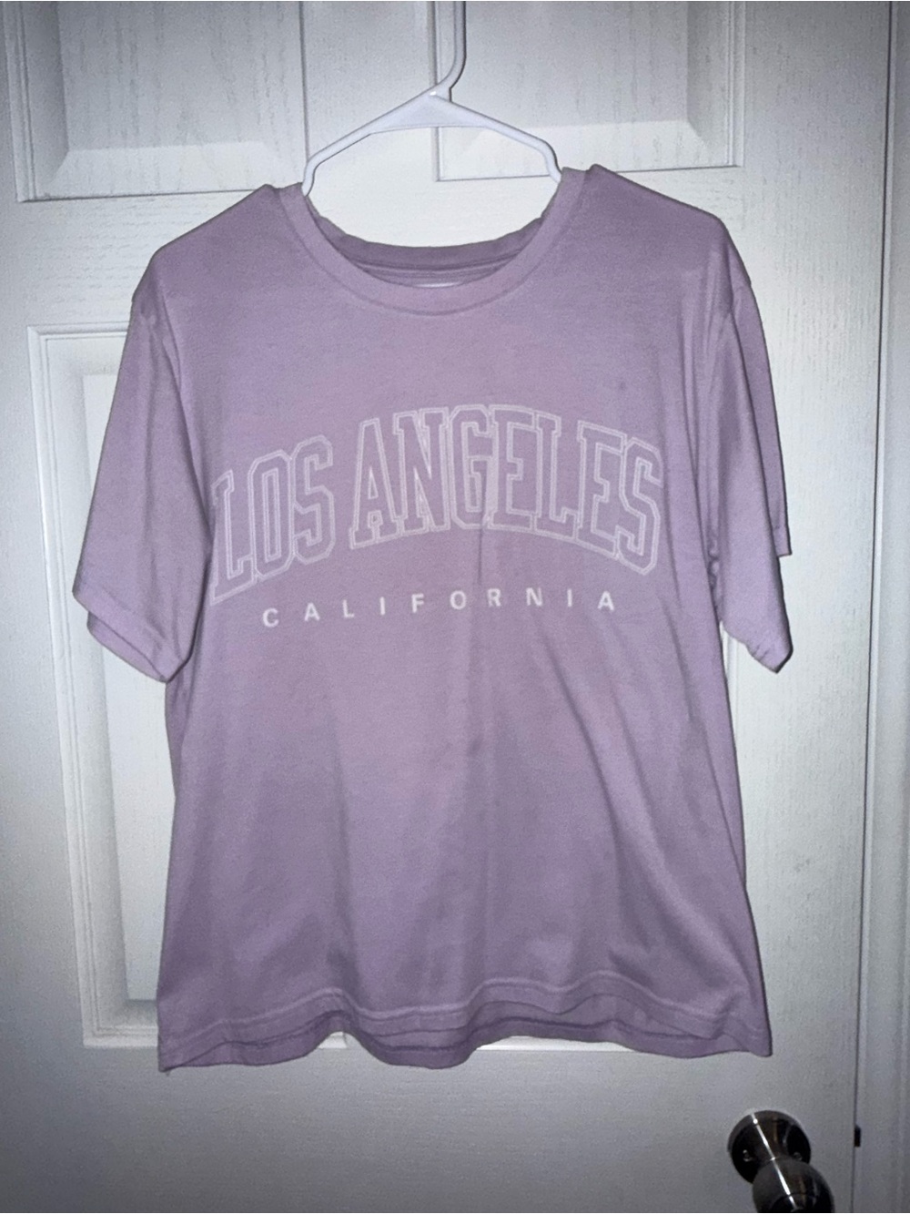 Los Angeles California Lavender Graphic Tee - Women